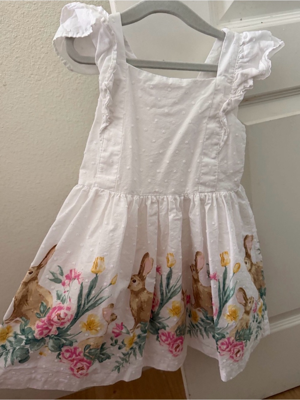 Janie and Jack Cream Girls' Dress - Soft Ivory